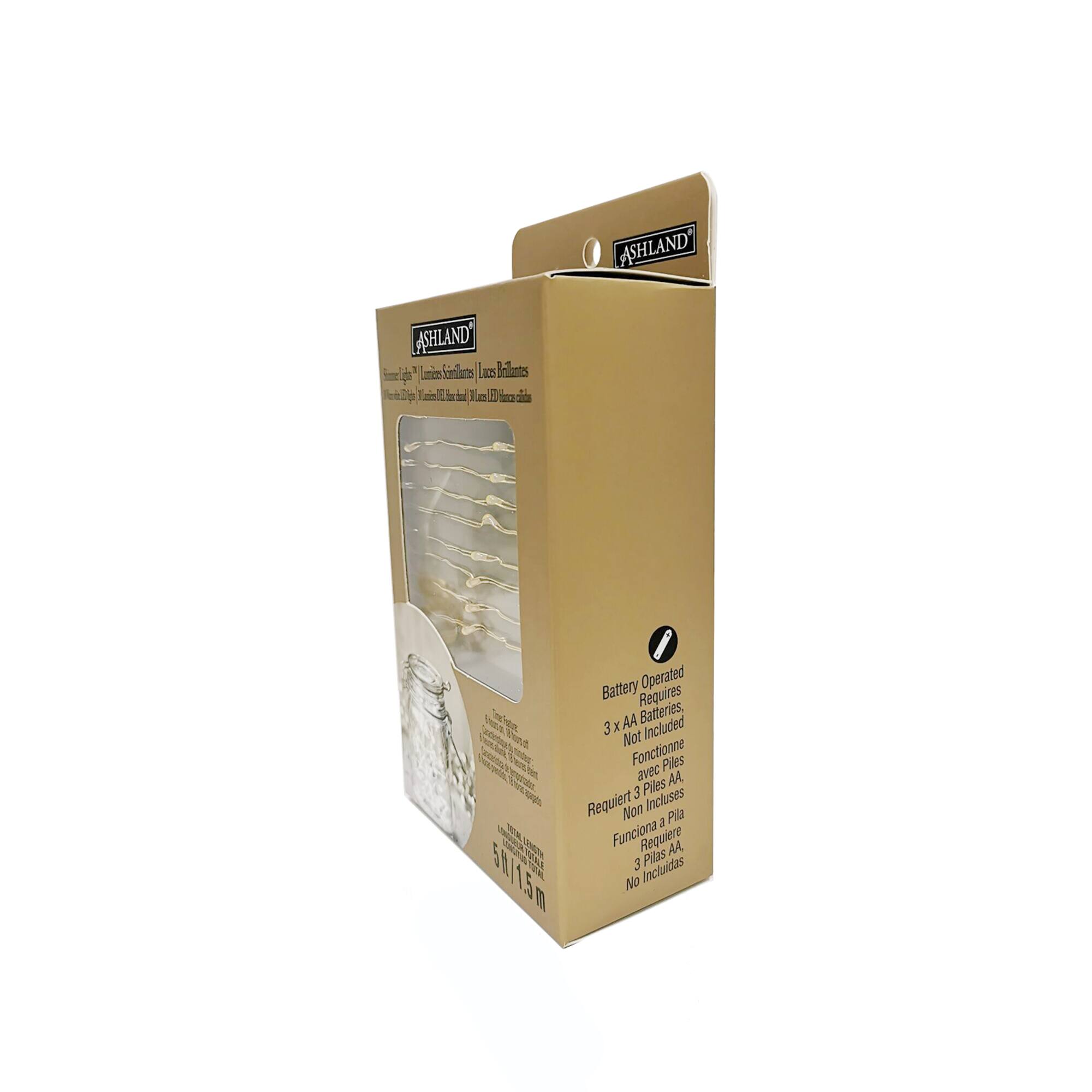 12 Pack: Shimmer Lights™ Gold LED String Lights by Ashland®